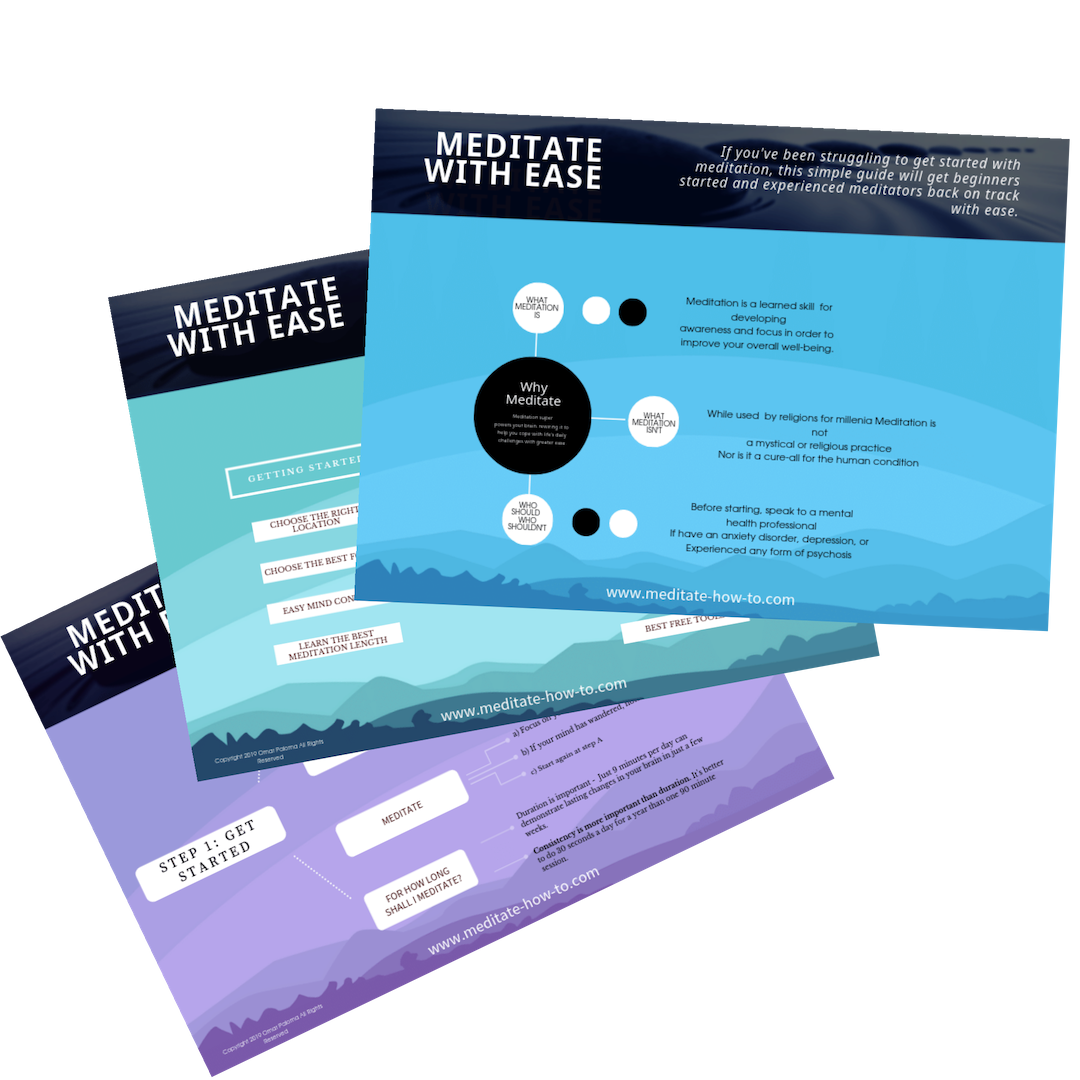 How to Meditate with Ease Pile Up